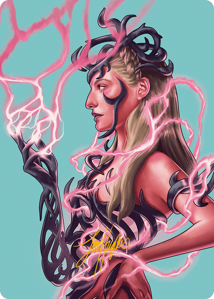 Breya, Etherium Shaper Art Card (Gold-Stamped Signature) [Modern Horizons 3 Art Series] | Exor Games Truro