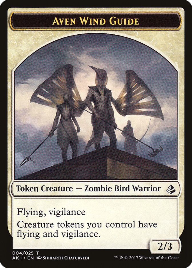 Aven Wind Guide // Hippo Double-Sided Token [Amonkhet Tokens] | Exor Games Truro