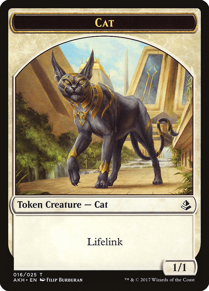 Steadfast Sentinel // Cat Double-Sided Token [Hour of Devastation Tokens] | Exor Games Truro