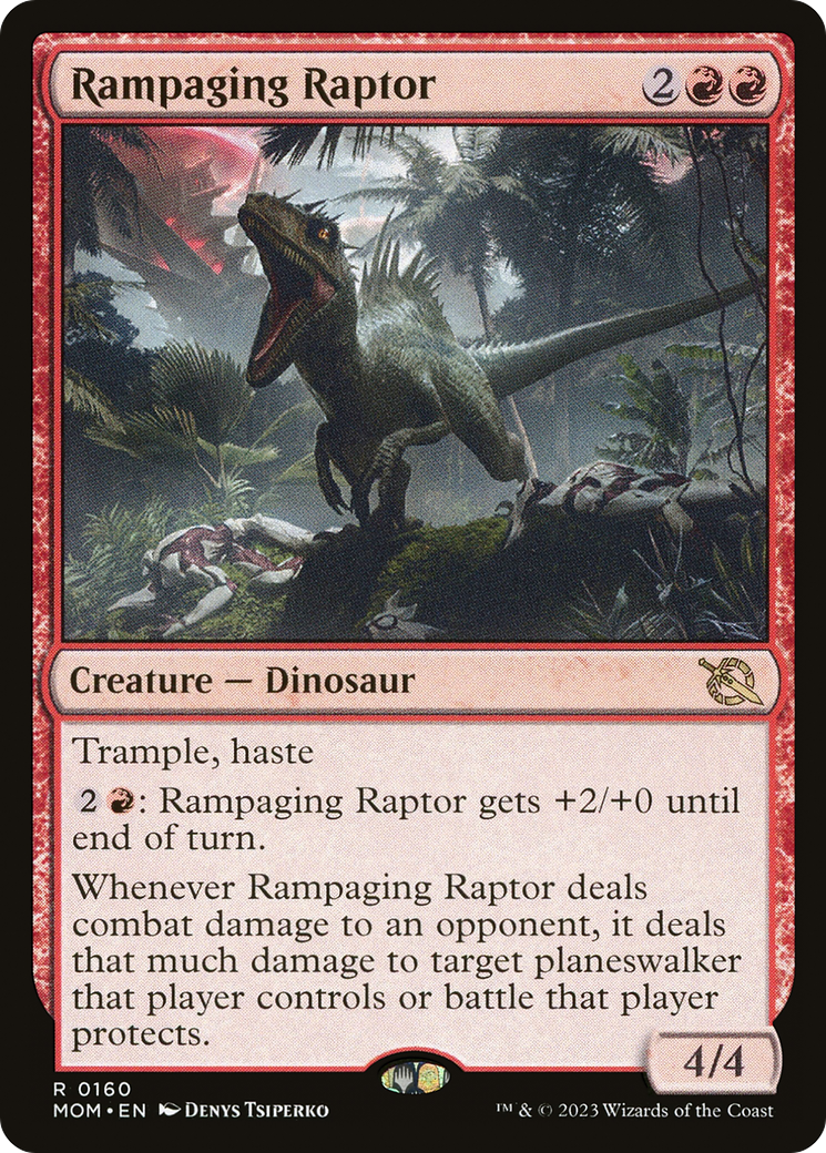 Rampaging Raptor [March of the Machine] | Exor Games Truro