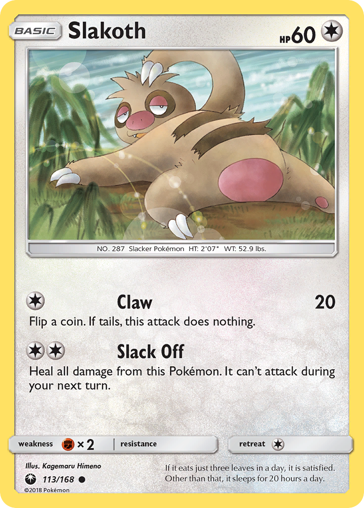 Slakoth (113/168) [Sun & Moon: Celestial Storm] | Exor Games Truro