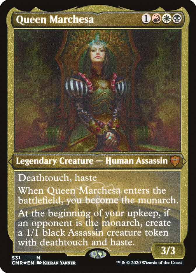 Queen Marchesa (Etched) [Commander Legends] | Exor Games Truro