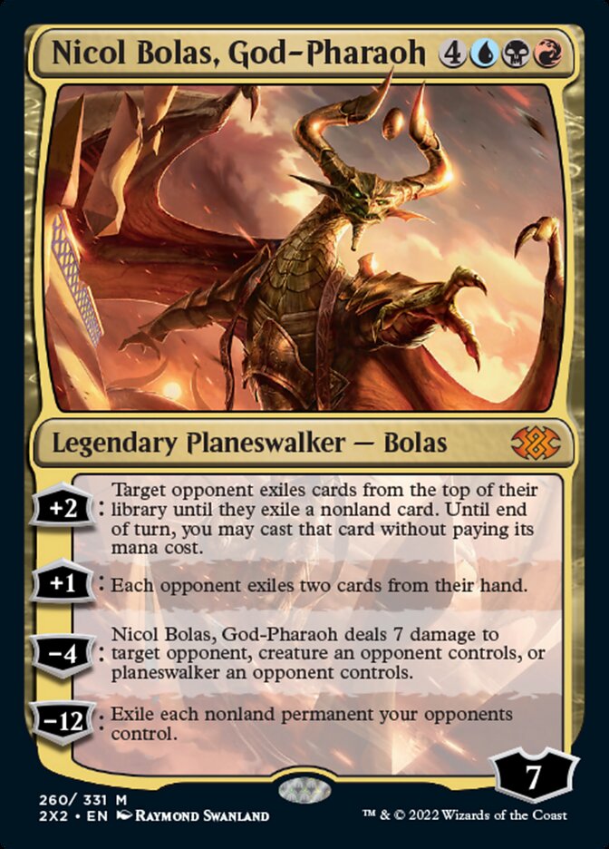 Nicol Bolas, God-Pharaoh [Double Masters 2022] | Exor Games Truro