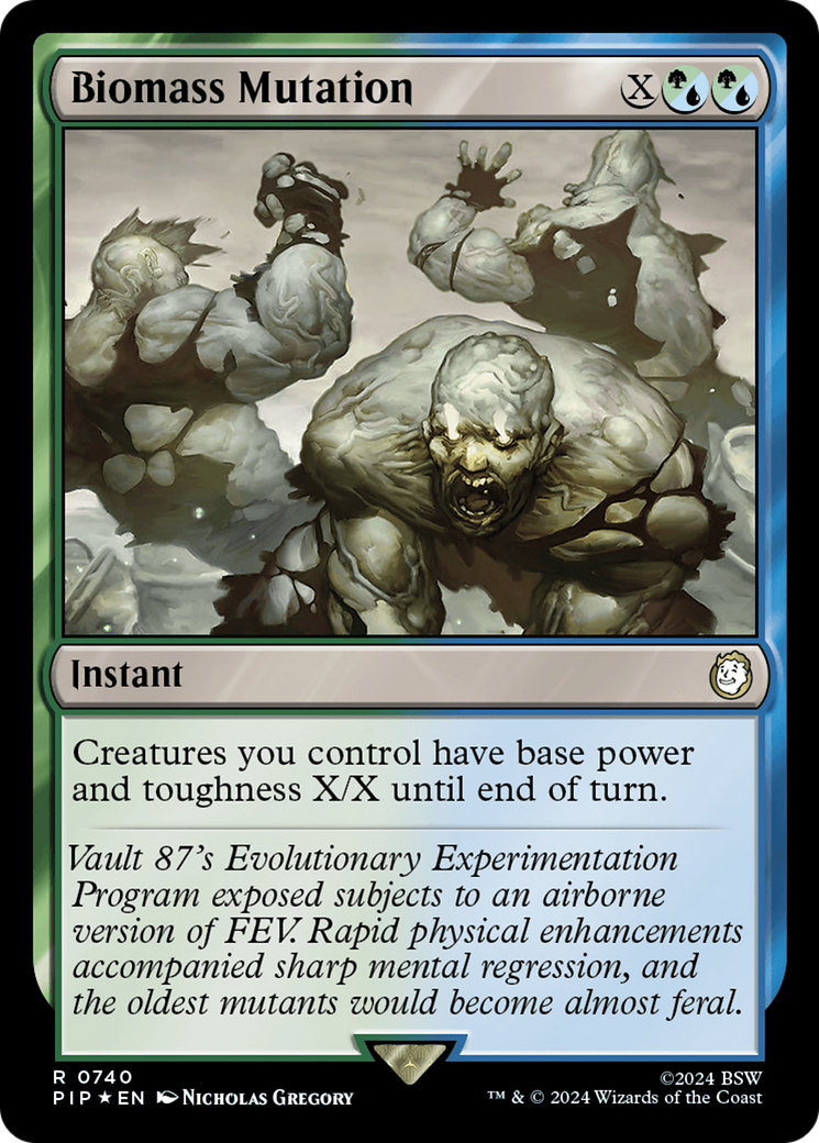 Biomass Mutation (Surge Foil) [Fallout] | Exor Games Truro