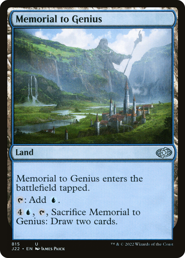 Memorial to Genius [Jumpstart 2022] | Exor Games Truro