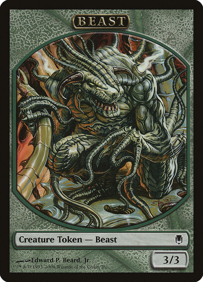 Beast Token [Magic Player Rewards 2004] | Exor Games Truro