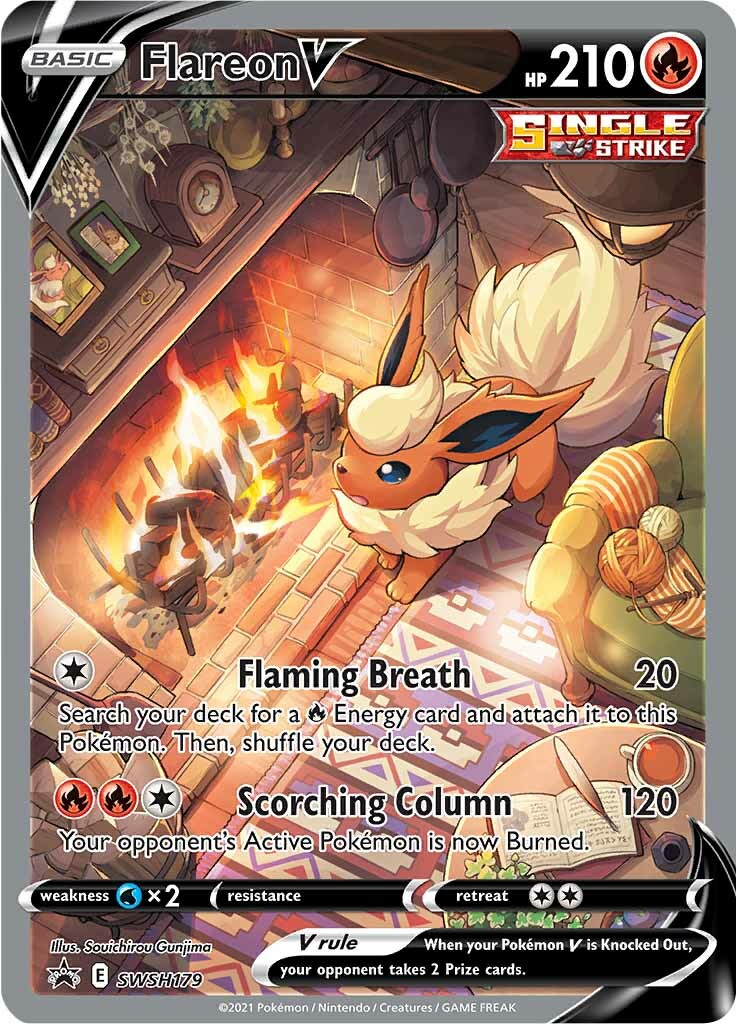 Flareon V (SWSH179) [Sword & Shield: Black Star Promos] | Exor Games Truro