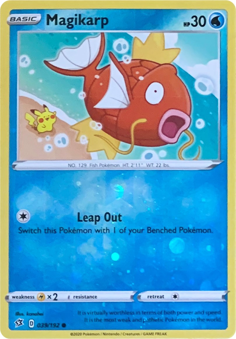 Magikarp (039/192) (Reverse Cosmos Holo) [Sword & Shield: Rebel Clash] | Exor Games Truro