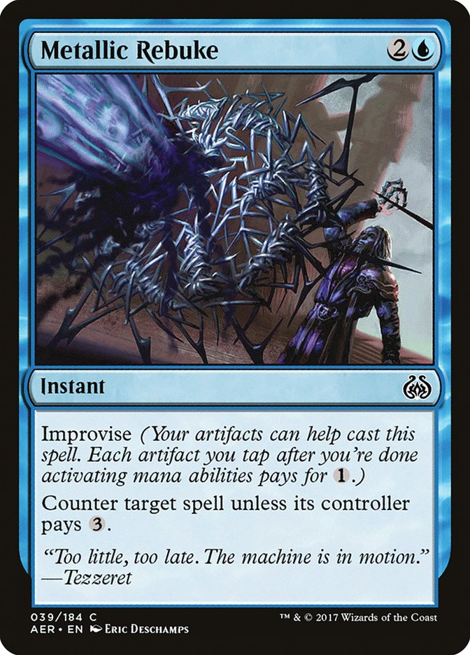 Metallic Rebuke [Aether Revolt] | Exor Games Truro