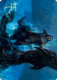 Cosima, God of the Voyage Art Card (Gold-Stamped Signature) [Kaldheim Art Series] | Exor Games Truro