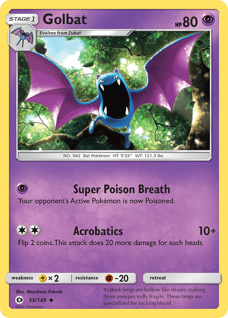Golbat (55/149) [Sun & Moon: Base Set] | Exor Games Truro
