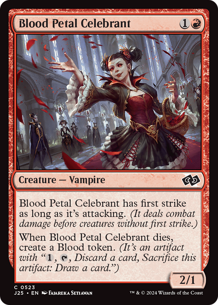 Blood Petal Celebrant [Foundations Jumpstart] | Exor Games Truro