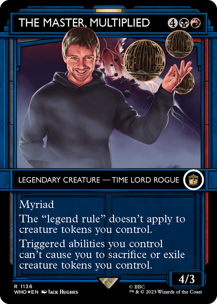 The Master, Multiplied (Showcase) (Surge Foil) [Doctor Who] | Exor Games Truro