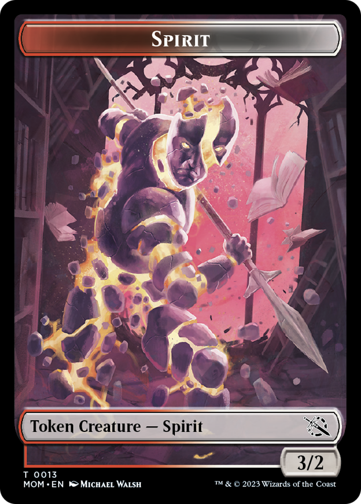 Spirit Token (13) [March of the Machine Tokens] | Exor Games Truro