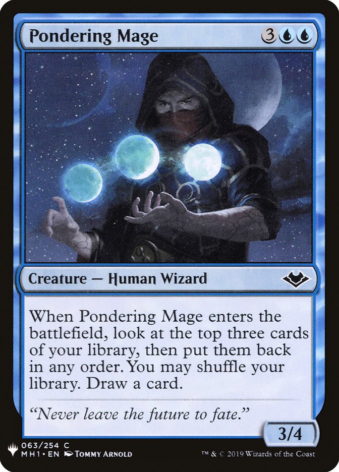 Pondering Mage [Mystery Booster] | Exor Games Truro