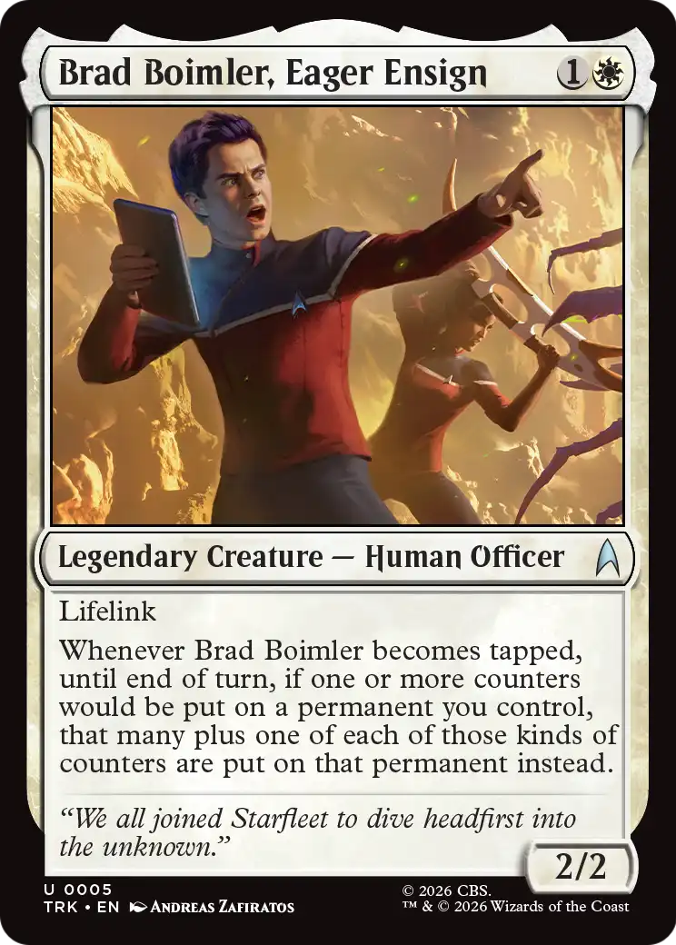 Brad Boimler, Eager Ensign [Star Trek] | Exor Games Truro