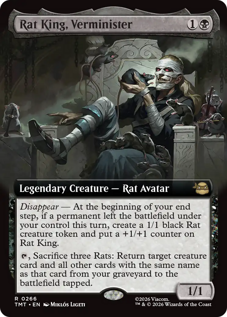 Rat King, Verminister (Extended Art) [Teenage Mutant Ninja Turtles] | Exor Games Truro
