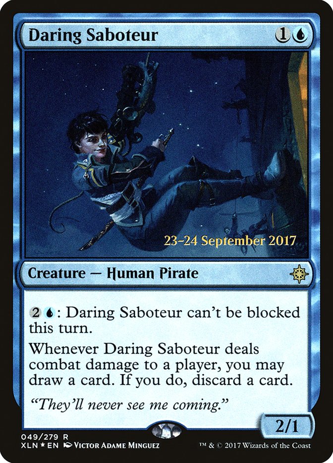 Daring Saboteur [Ixalan Prerelease Promos] | Exor Games Truro