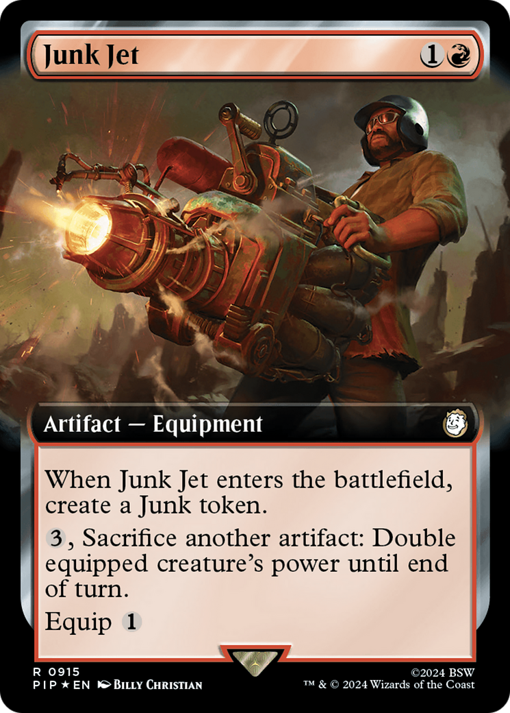 Junk Jet (Extended Art) (Surge Foil) [Fallout] | Exor Games Truro