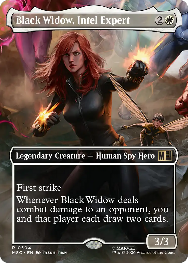Black Widow, Intel Expert (Borderless) [Marvel Super Heroes Commander] | Exor Games Truro