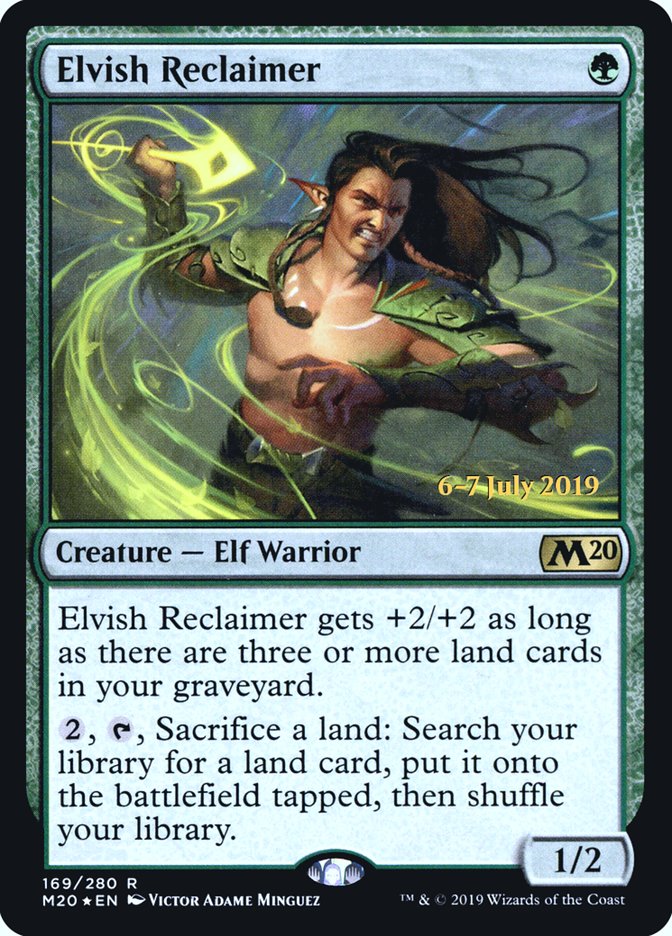 Elvish Reclaimer [Core Set 2020 Prerelease Promos] | Exor Games Truro