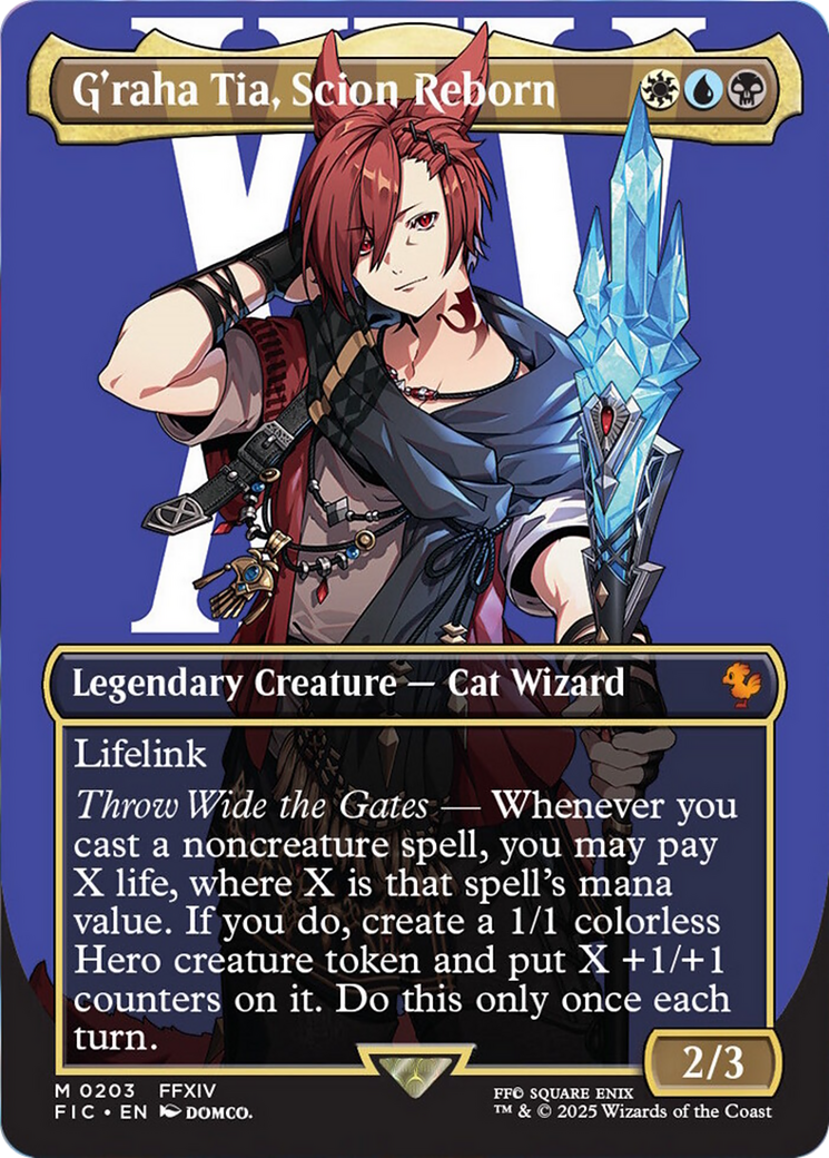 G'raha Tia, Scion Reborn (Borderless) [FINAL FANTASY Commander] | Exor Games Truro