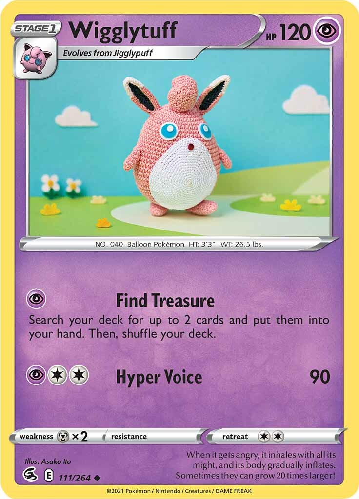 Wigglytuff (111/264) [Sword & Shield: Fusion Strike] | Exor Games Truro