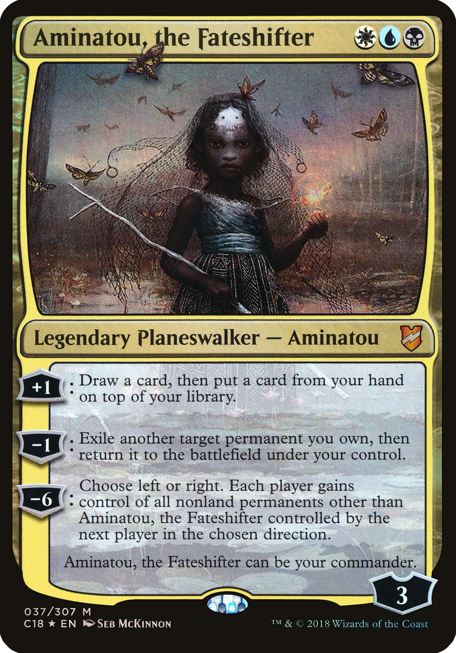 Aminatou, the Fateshifter (Oversized) [Commander 2018 Oversized] | Exor Games Truro