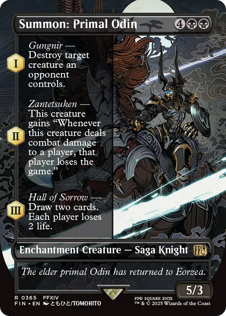 Summon: Primal Odin (Borderless) [FINAL FANTASY] | Exor Games Truro