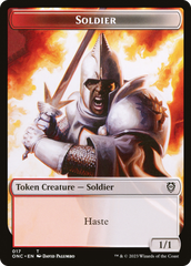 Copy // Soldier Double-Sided Token (Surge Foil) [Marvel Super Heroes Commander Tokens] | Exor Games Truro
