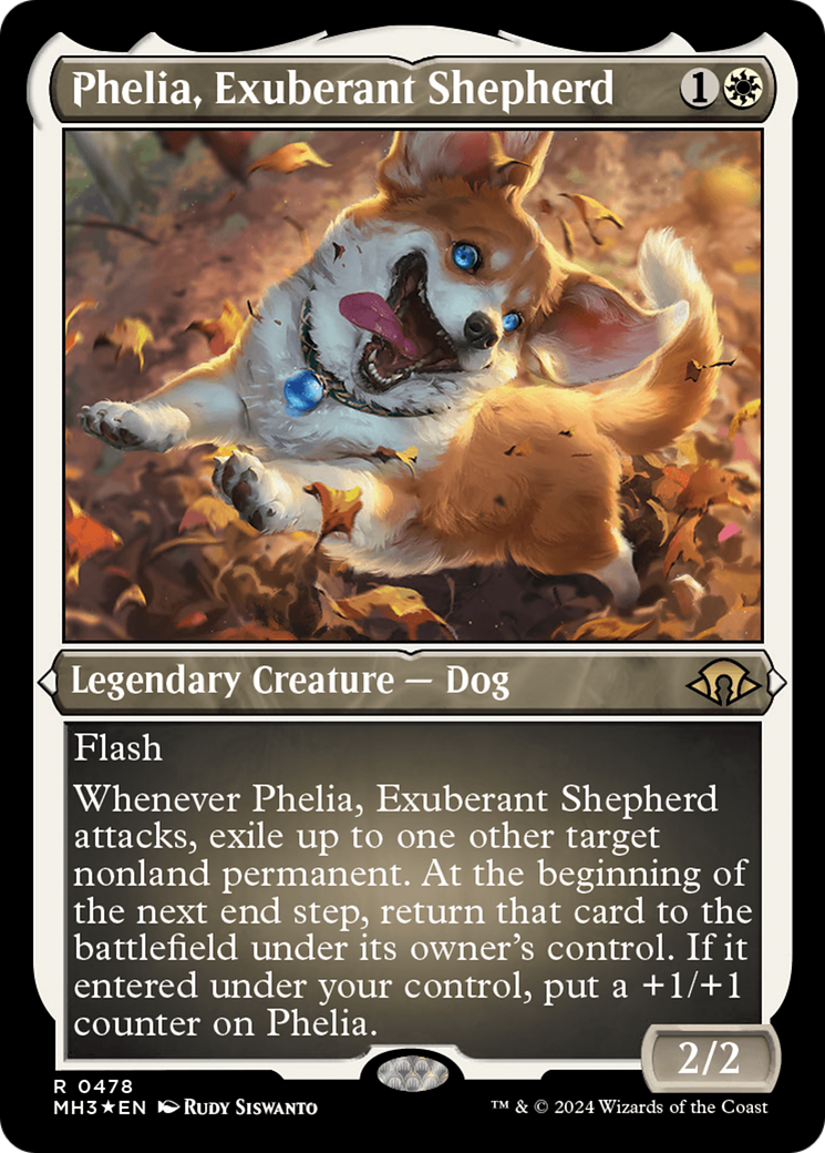 Phelia, Exuberant Shepherd (Foil Etched) [Modern Horizons 3] | Exor Games Truro