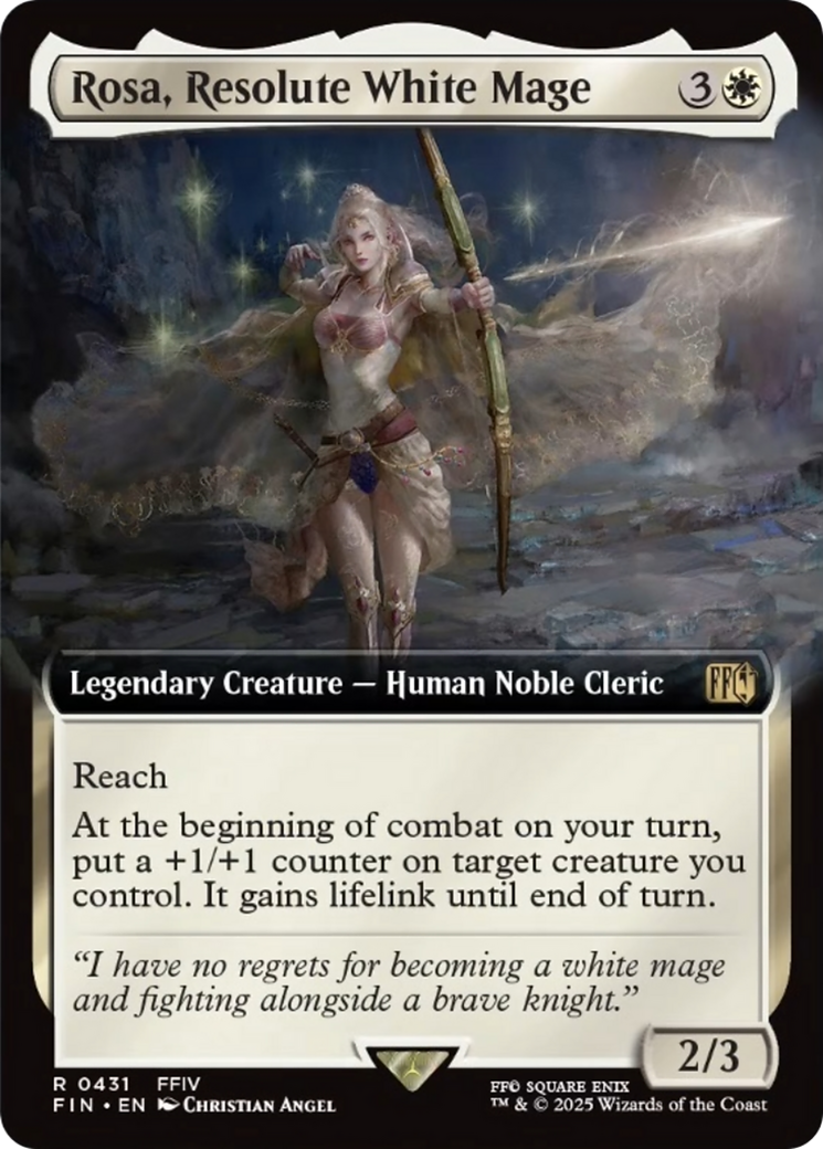 Rosa, Resolute White Mage (Extended Art) [FINAL FANTASY] | Exor Games Truro