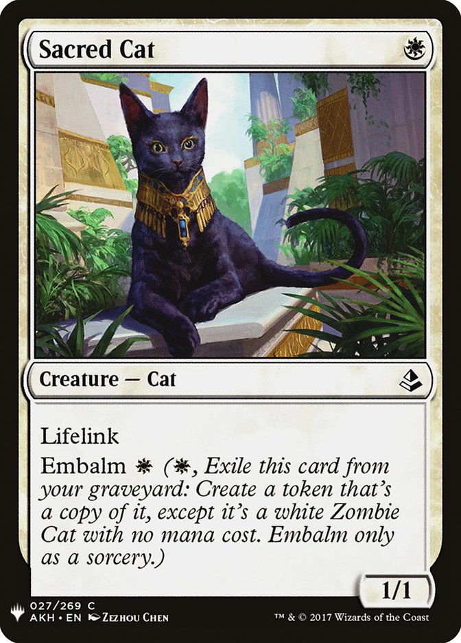 Sacred Cat [Mystery Booster] | Exor Games Truro