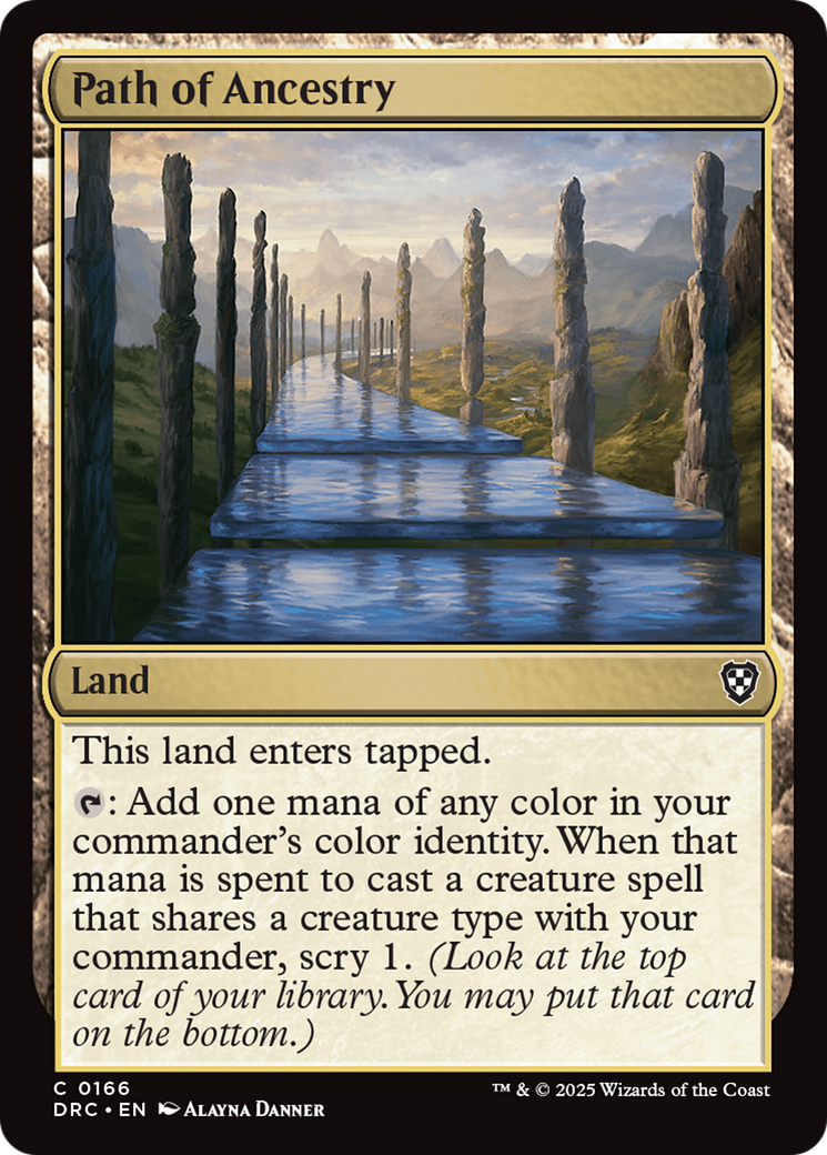 Path of Ancestry (0166) [Aetherdrift Commander] | Exor Games Truro