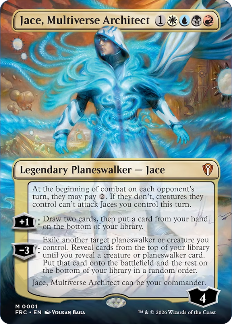 Jace, Multiverse Architect (Borderless) [Reality Fracture Commander] | Exor Games Truro