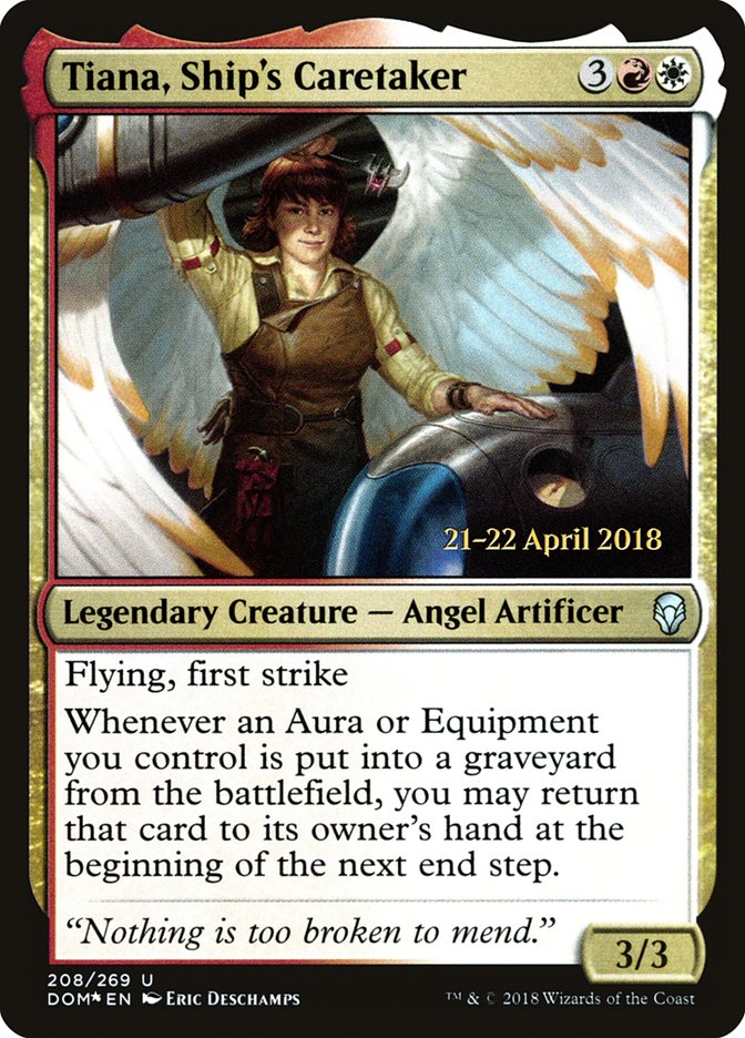 Tiana, Ship's Caretaker [Dominaria Prerelease Promos] | Exor Games Truro