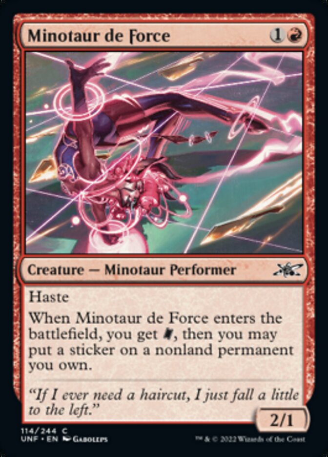Minotaur de Force [Unfinity] | Exor Games Truro