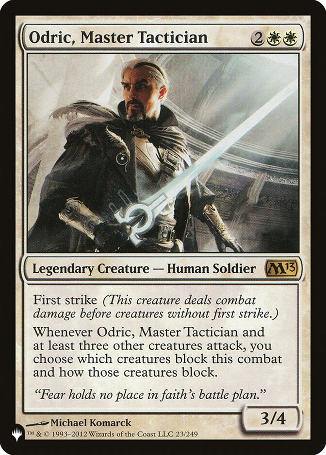 Odric, Master Tactician [The List] | Exor Games Truro