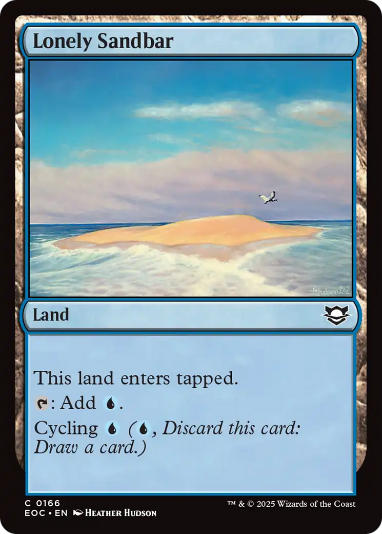 Lonely Sandbar [Edge of Eternities Commander] | Exor Games Truro