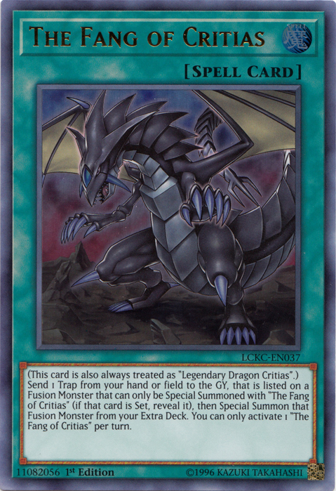 The Fang of Critias [LCKC-EN037] Ultra Rare | Exor Games Truro