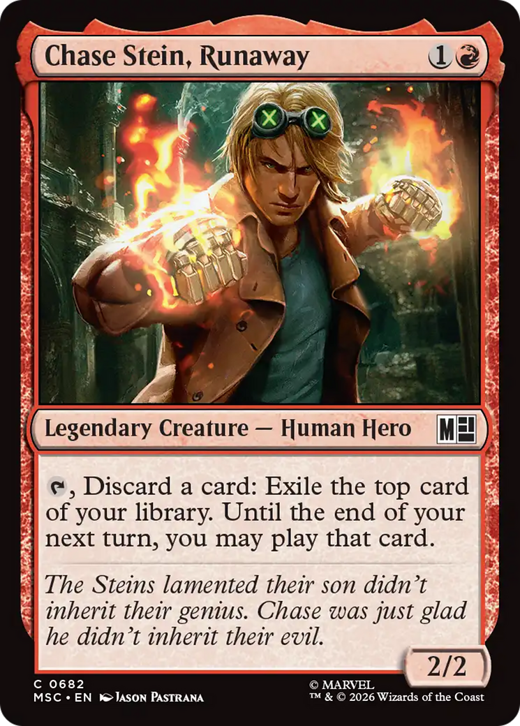 Chase Stein, Runaway [Marvel Super Heroes Commander] | Exor Games Truro
