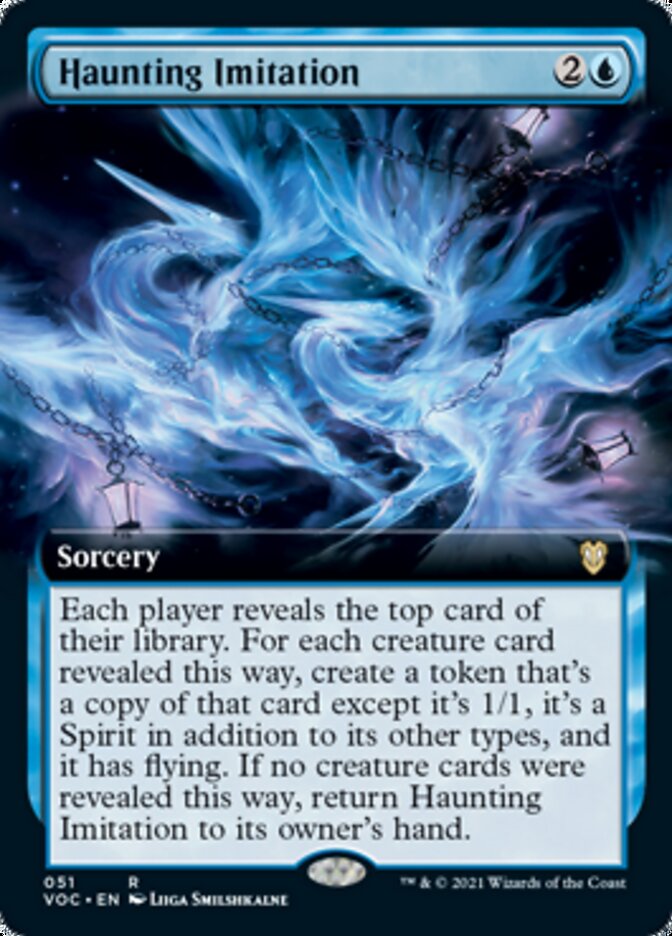Haunting Imitation (Extended Art) [Innistrad: Crimson Vow Commander] | Exor Games Truro
