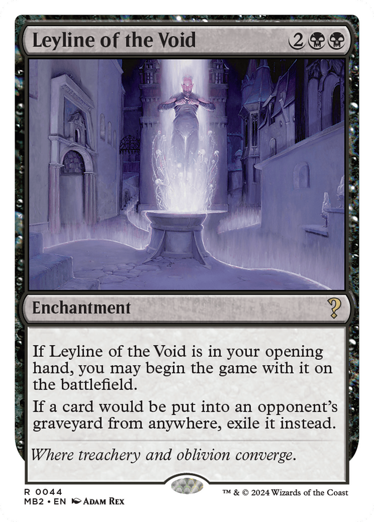 Leyline of the Void (White Border) [Mystery Booster 2] | Exor Games Truro