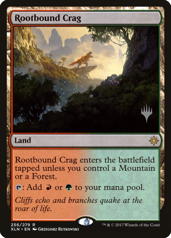 Rootbound Crag (Promo Pack) [Ixalan Promos] | Exor Games Truro