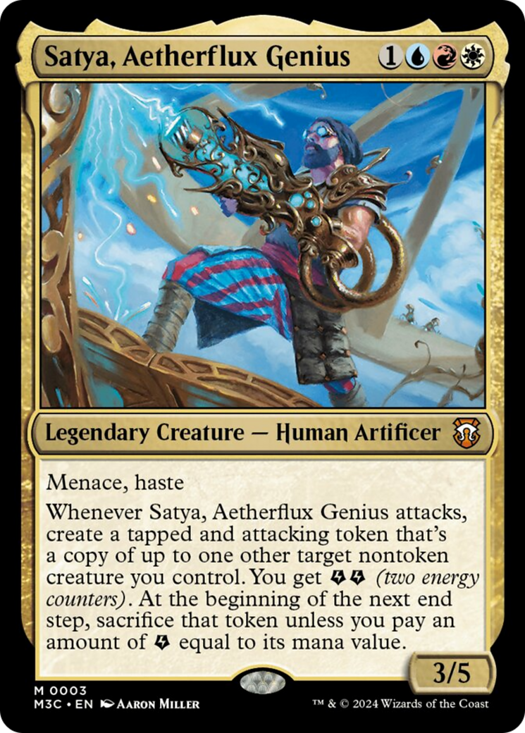 Satya, Aetherflux Genius [Modern Horizons 3 Commander] | Exor Games Truro