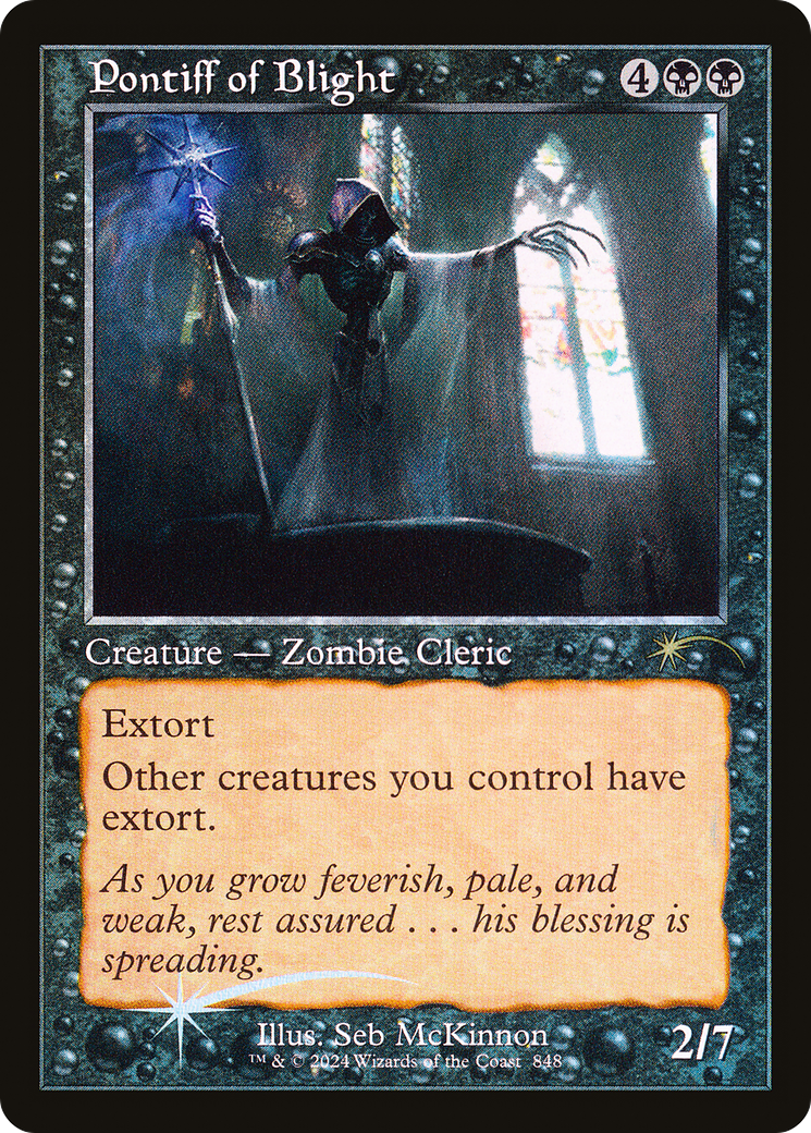 Pontiff of Blight (Retro Frame) [Secret Lair Drop Series] | Exor Games Truro