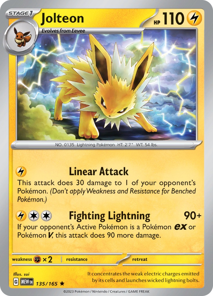 Jolteon (135/165) [Scarlet & Violet: 151] | Exor Games Truro