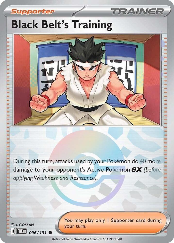 Black Belt's Training (096/131) (Poke Ball Pattern) [Scarlet & Violet: Prismatic Evolutions] | Exor Games Truro