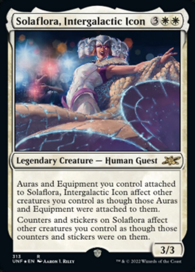 Solaflora, Intergalactic Icon (Galaxy Foil) [Unfinity] | Exor Games Truro