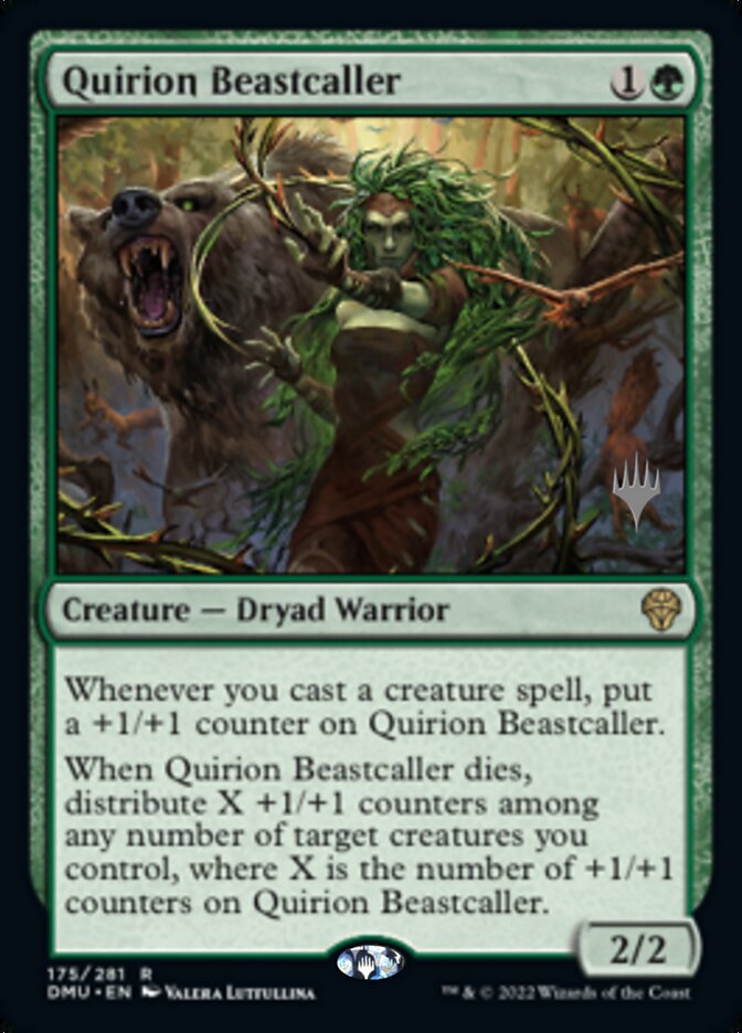 Quirion Beastcaller (Promo Pack) [Dominaria United Promos] | Exor Games Truro